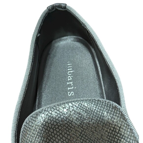 Uubaris Silver Faux Snake Loafers Slip On Dress Tuxedo Shoes Going Out Mens 13 main image 4